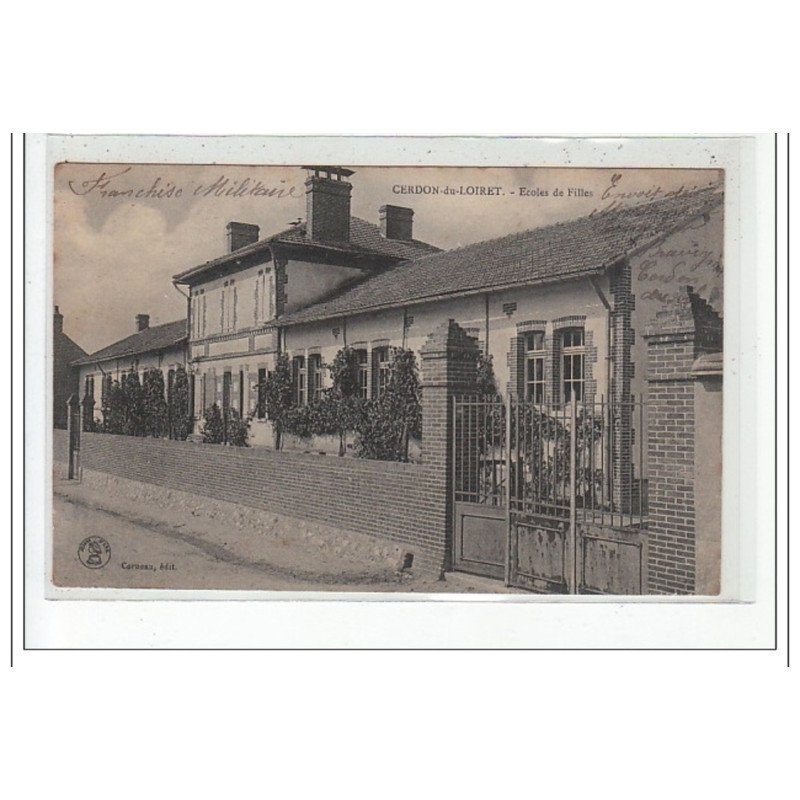 CERDON-du-LOIRET : ecoles de filles - tres bon état
