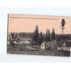 VILLEVALLIER : Le Lavoir, l'Eolienne, le pont suspendu et la prise d'eau du P.L.M - très bon état