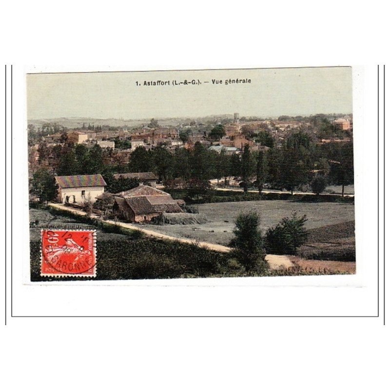 ASTAFFORT : vue generale - tres bon état ASTAFFORT : vue generale - tres bon état