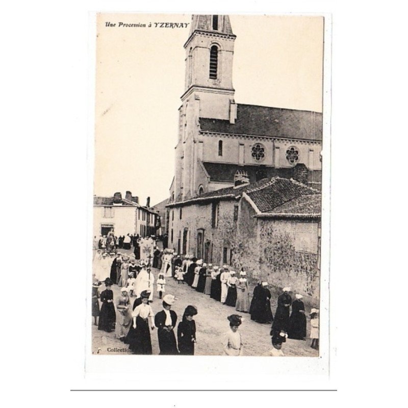 YZERNAY : une procession - tres bon état