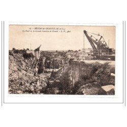 BECON-les-GRANITS : le fond de la grande carriere de grnit - tres bon état