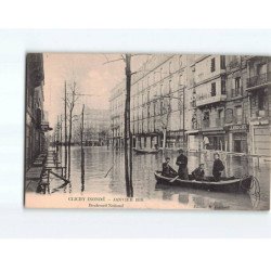 CLICHY : Inondation 1910, Boulevard National - très bon état