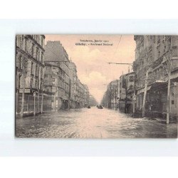 CLICHY : Inondation 1910, Boulevard National - très bon état