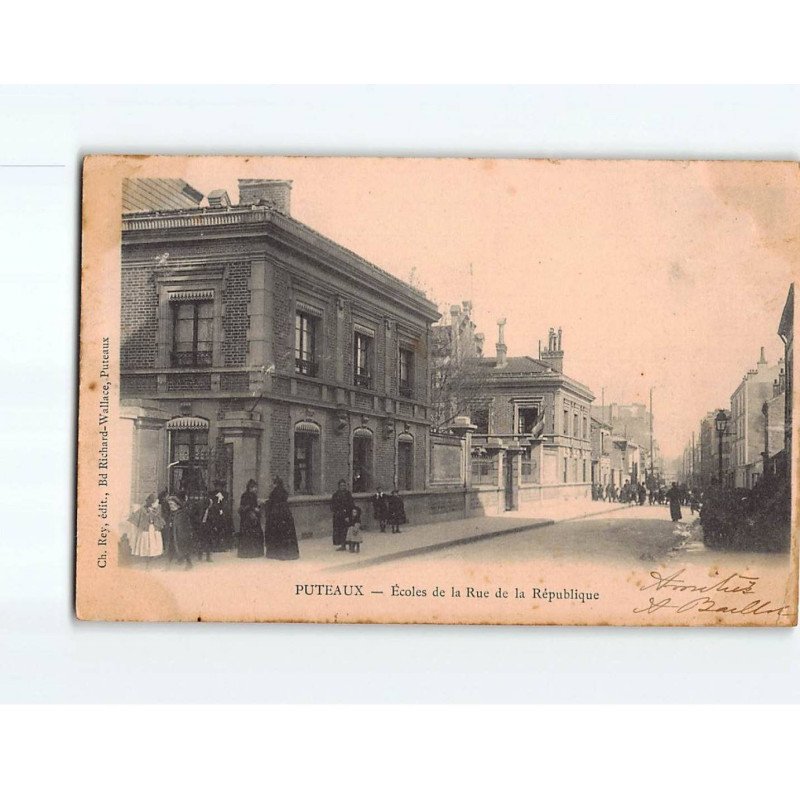 PUTEAUX : Ecoles de la rue de la république - état