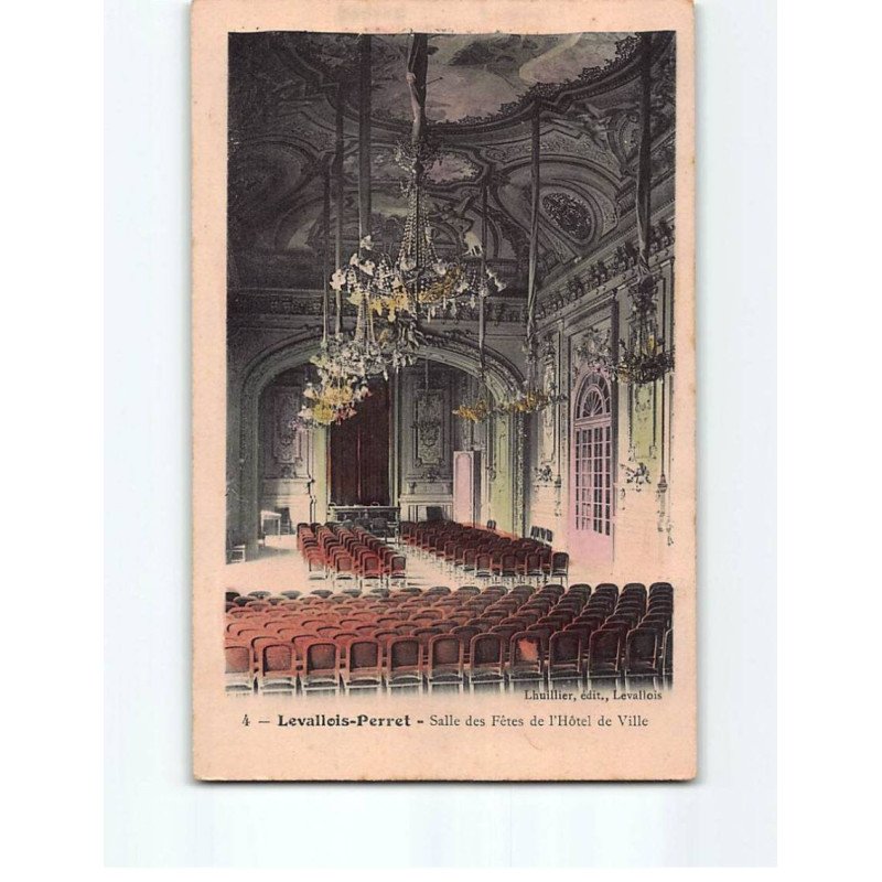 LEVALLOIS PERRET : Salle des Fêtes de l'Hôtel de Ville - très bon état