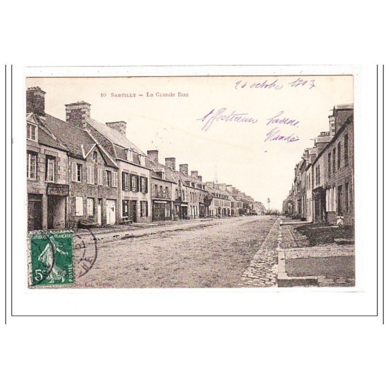 SARTILLY : la grande rue - tres bon état