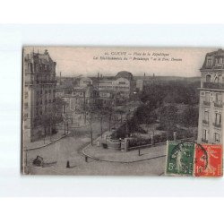 CLICHY : Place de la République, les Etablissements du "Printemps" et le Parc Denain - état