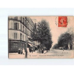 CLICHY : Boulevard Victor-Hugo et rue Poyer - état