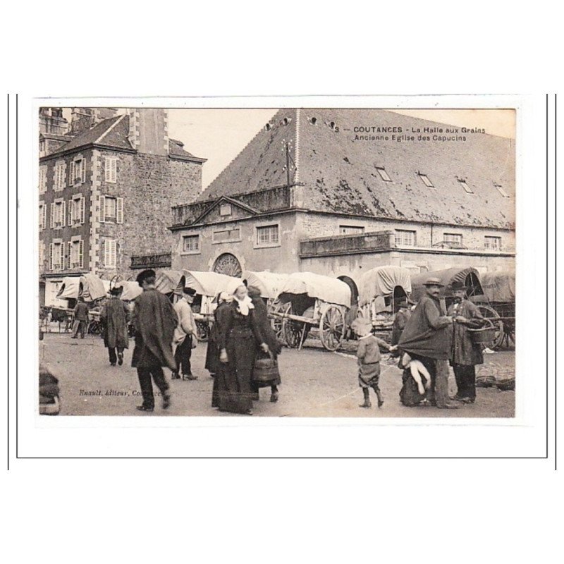 COUTANCES : la halle aux grains ancienne eglise des capucins - tres bon état