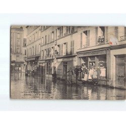 CLICHY : Rue de Paris, Inondation 1910 - état