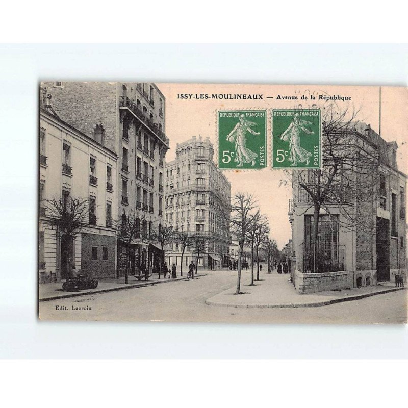 ISSY LES MOULINEAUX : Avenue de la République - état