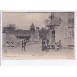 BIERRE-les-SEMUR: scène de village, apéro - très bon état
