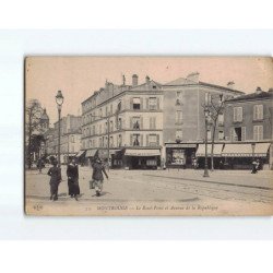 MONTROUGE : Le Rond-Point et Avenue de la République - état