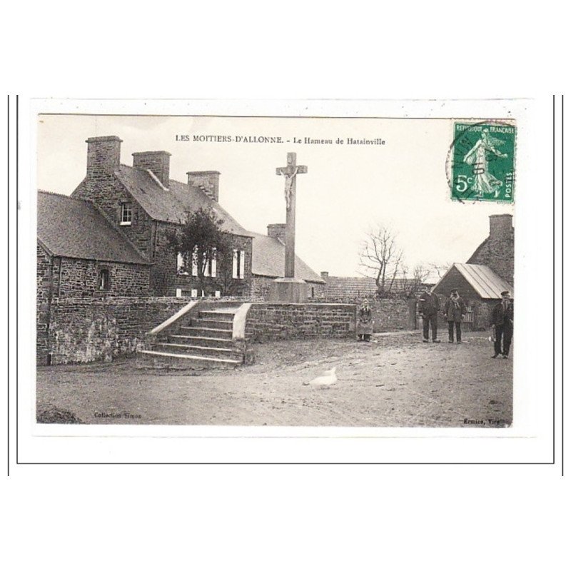 LES MOITIERS-D'ALLONNE : le hameau de hatinville - tres bon état