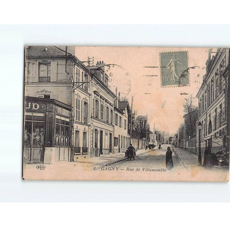 GAGNY : Rue de Villemomble - état