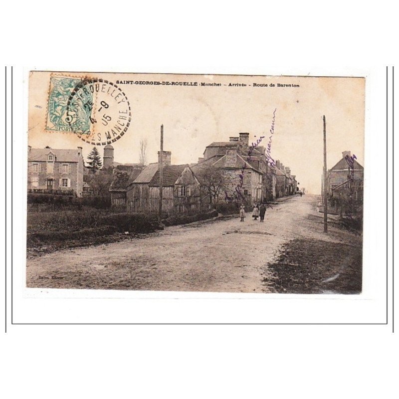 SAINT-GEORGES-de-ROUELLE : route de barenton - tres bon état
