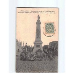 LE DRANCY : Monument élevé au Cimetière à la Mémoire des soldats morts pendant la Guerre 1870 - état