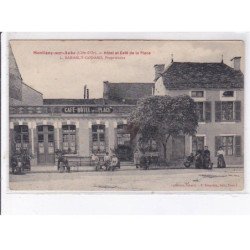 MONTIGNY-sur-AUBE: hôtel et café de la place, café - très bon état