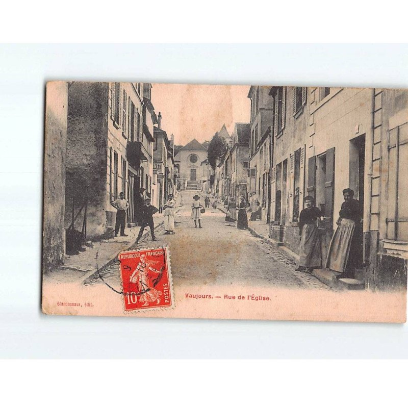 VAUJOURS : Rue de l'Eglise - état