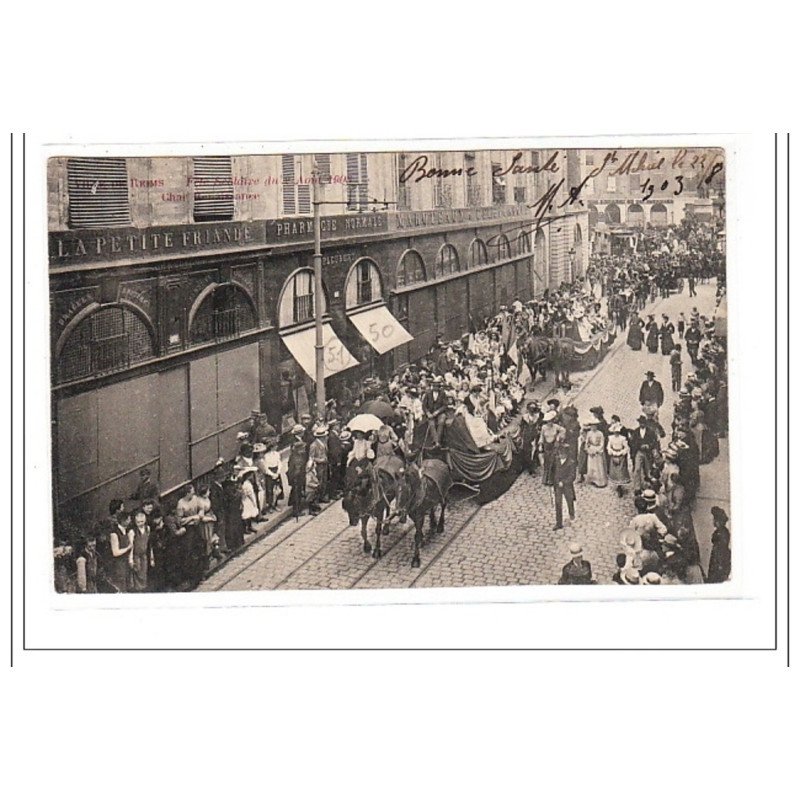 VILLE DE REIMS : fete scolaire - tres bon état