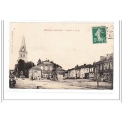 MAURUPT-le-MONTOIS : le mairie et l'eglise - tres bon état