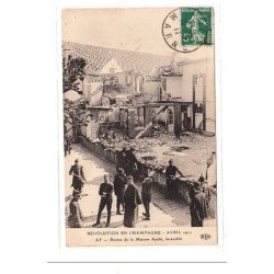 CHAMPAGNE : revolution en champagne avril 1911 - tres bon état