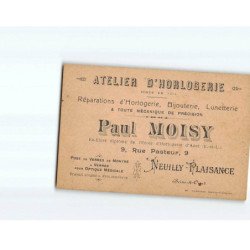 NEUILLY PLAISANCE : Atelier d'Horlogerie, Paul Moisy - très bon état