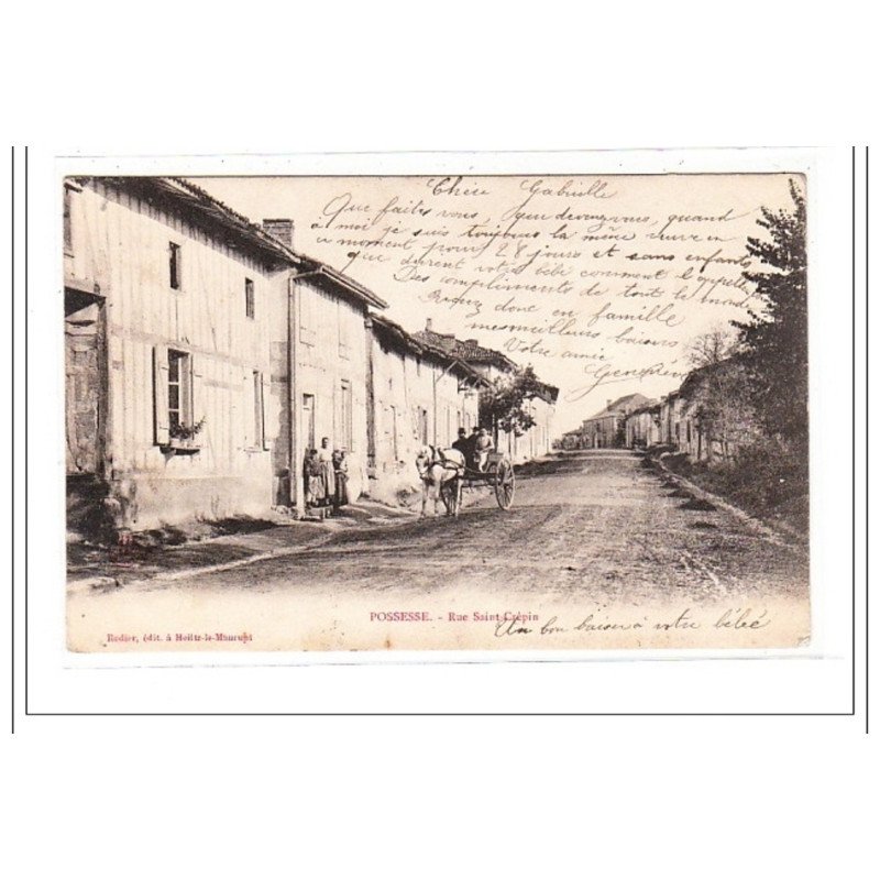 POSSESSE : rue saint-crépin - tres bon état