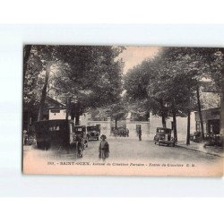 SAINT OUEN : Avenue du Cimetière Parisien, Entrée du cimetière - très bon état