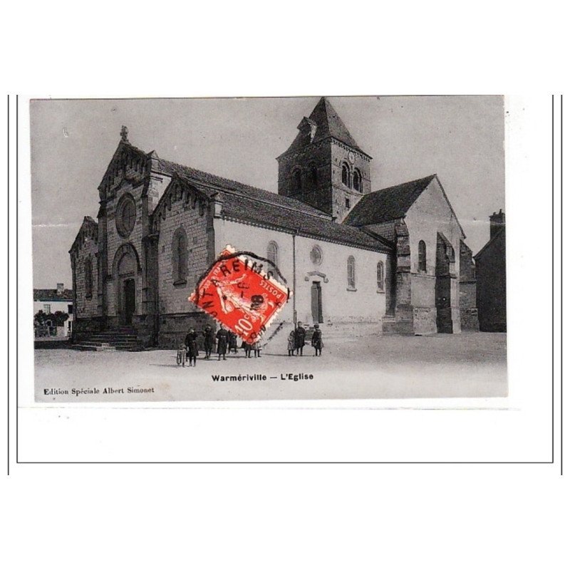 WARMERIVILLE : l'eglise - tres bon état