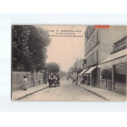ROSNY SOUS BOIS : Rue de Neuilly et l'Institution Mourel-Maillard - état