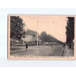 PAVILLON SOUS BOIS : Avenue Aristide Briand, l'Ecole maternelle - état