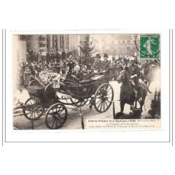 REIMS : visite du président de la république a reims 19 octobre 1913 - tres bon état