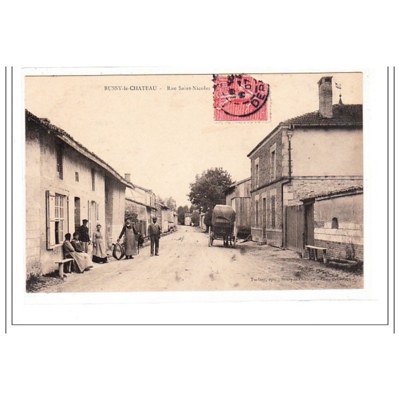 BUSSY-le-CHATEAU : rue saint-nicolas - tres bon état
