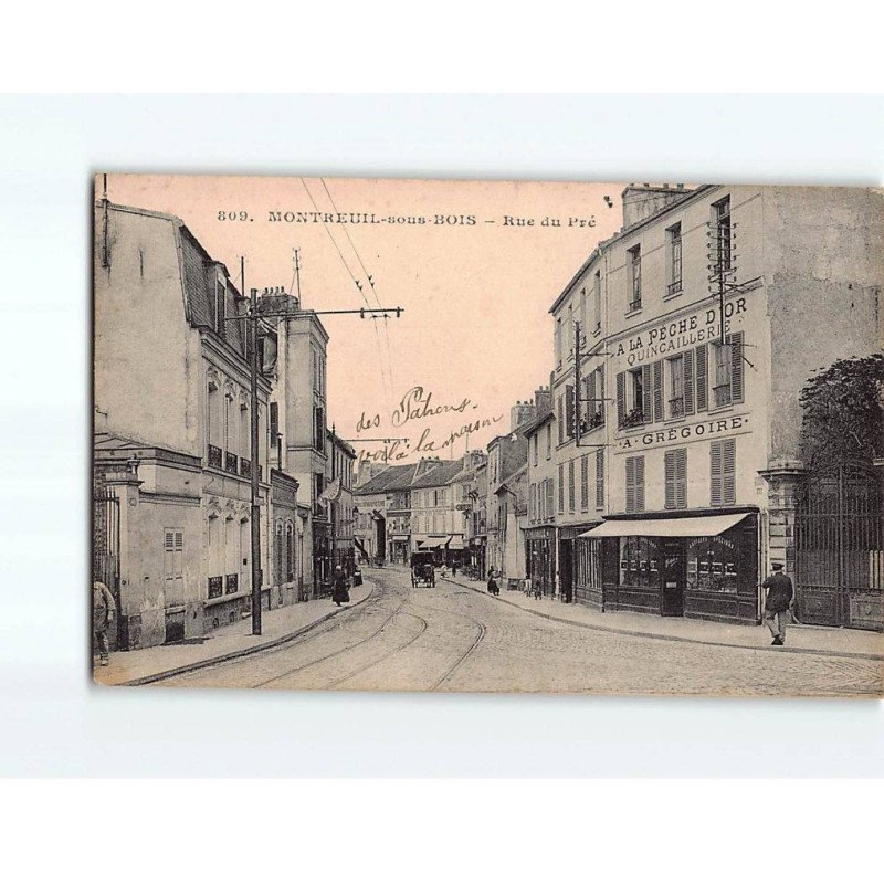 MONTREUIL SOUS BOIS : Rue du Pré - très bon état