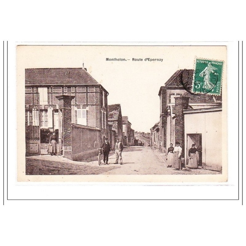MONTHELON : route d'epernay - tres bon état