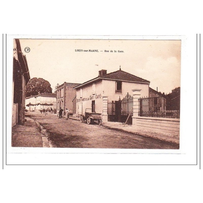LOISY-sur-MARNE : rue de la gare - tres bon état