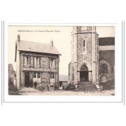 BROYES : la poste et place de l'eglise - tres bon état