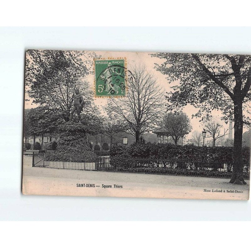SAINT DENIS : Square Thiers - état
