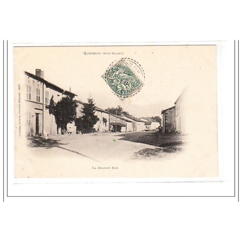 GOURZON : la grande rue - tres bon état