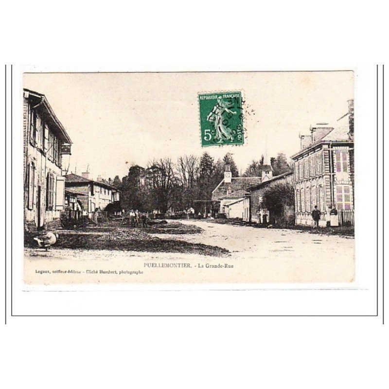 PUELLEMONTIER : la grande-rue - tres bon état