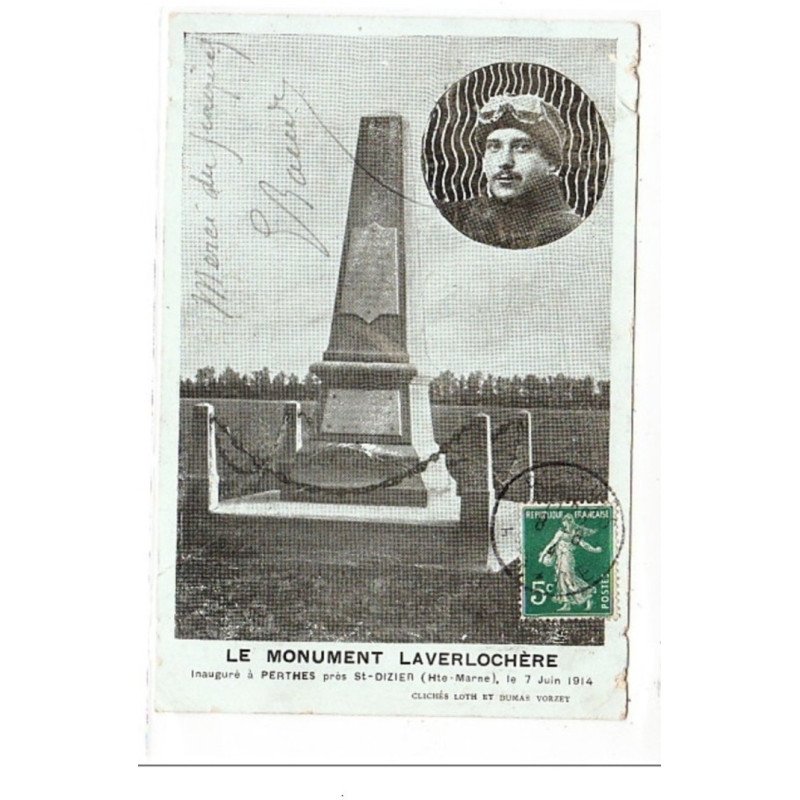 PERTHES : le monument laverlochere - tres bon état