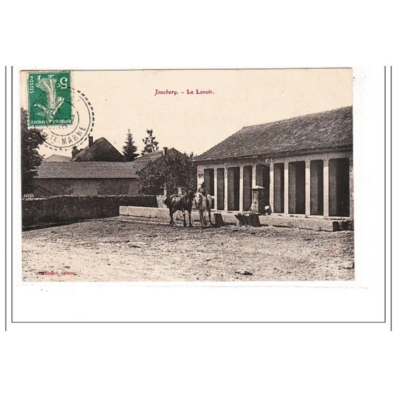 JONCHERY : le lavoir - tres bon état