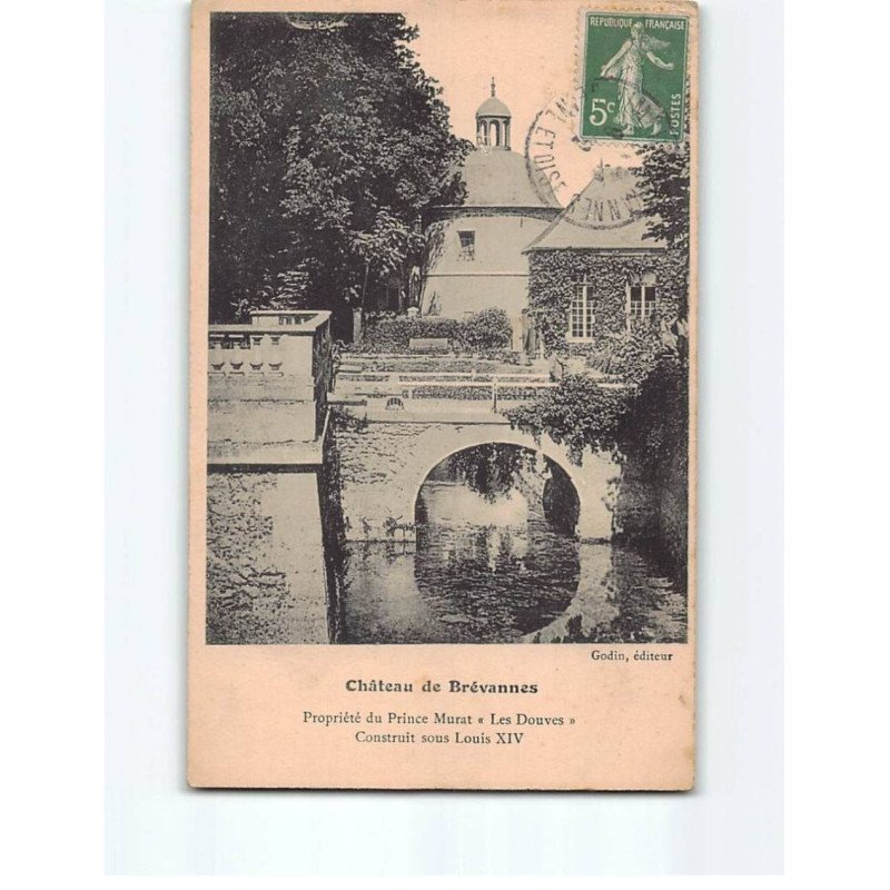 LIMEIL BREVANNES : Le Château, propriété du prince Murat "Les Douves" - état