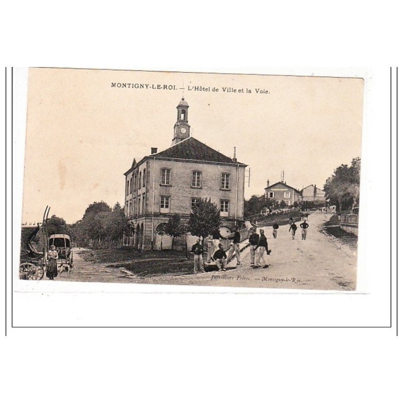 MONTIGNY-LE-ROI : l'hotel de ville de la voie - tres bon état