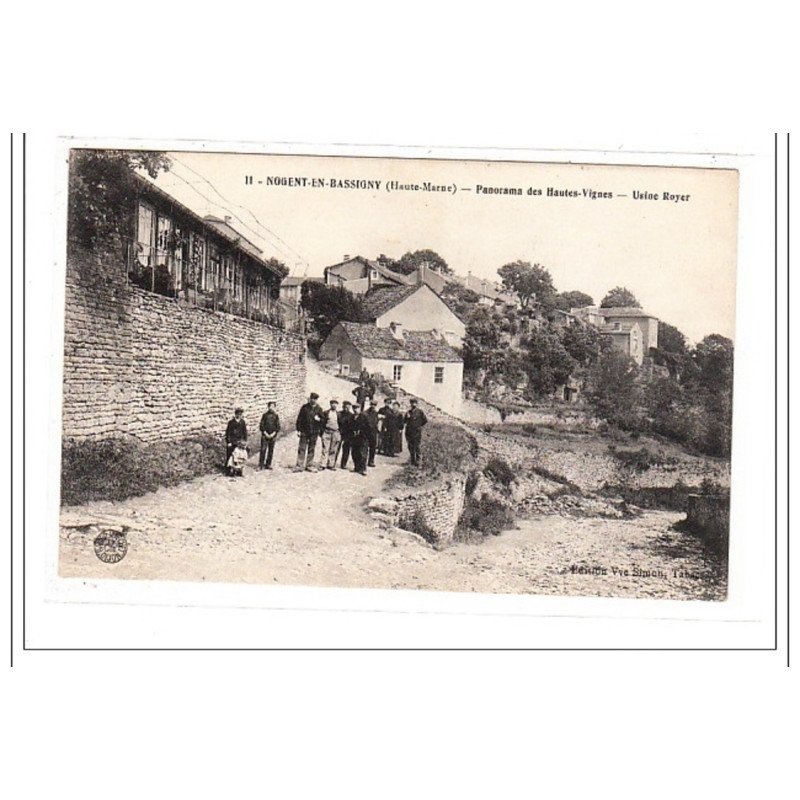 NOGENT-en-BASSIGNY : panorama des hautes-vigues - tres bon état
