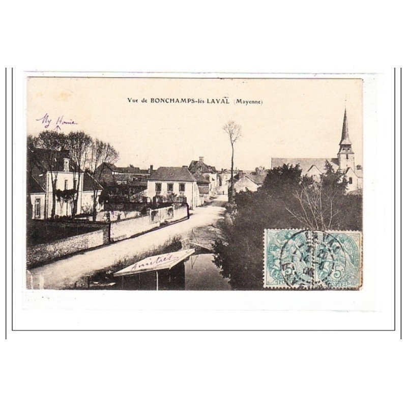 BEAUCHAMPS-les-LAVAL : vue de beauchamps-les-laval - tres bon état