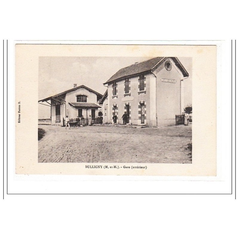 BULLIGNY : gare (exterieur) - tres bon état