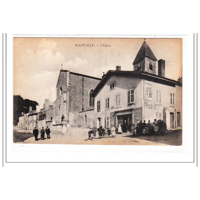 MALZEVILLE : l'eglise - tres bon état