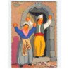 SANTONS DE PROVENCE : Lot de 5CP, Cartes dessinées - très bon état